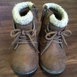 Adorable Brown Boots Toddler Girl